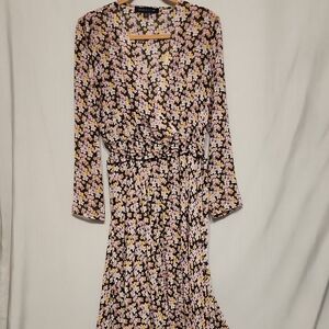 Tommy Hilfiger Floral Long Sleeve Sheer Sundress